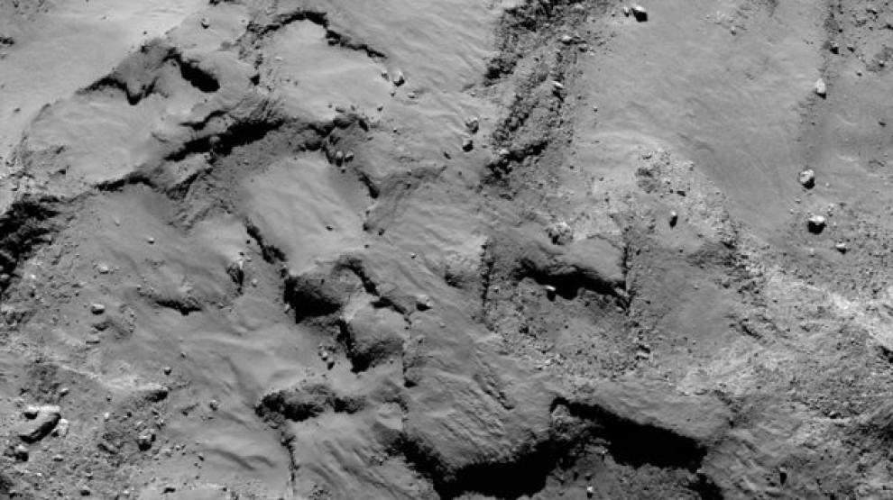 Mosaico del sito di atterraggio di Philae